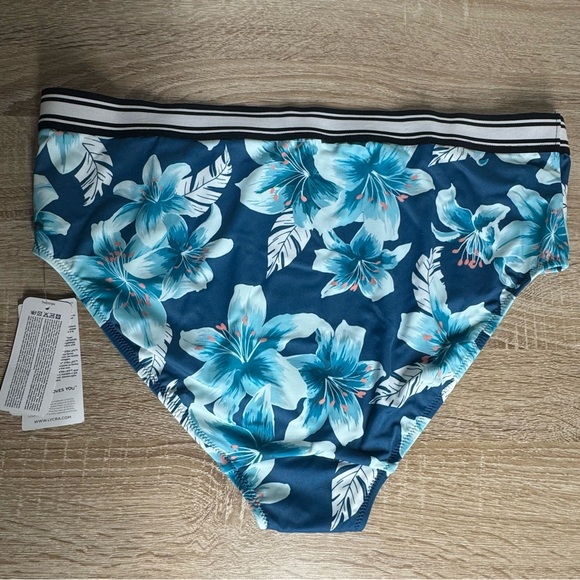 Elomi Swim Size 14 Island Lily High Leg Brief Bottom - Picture 7 of 7